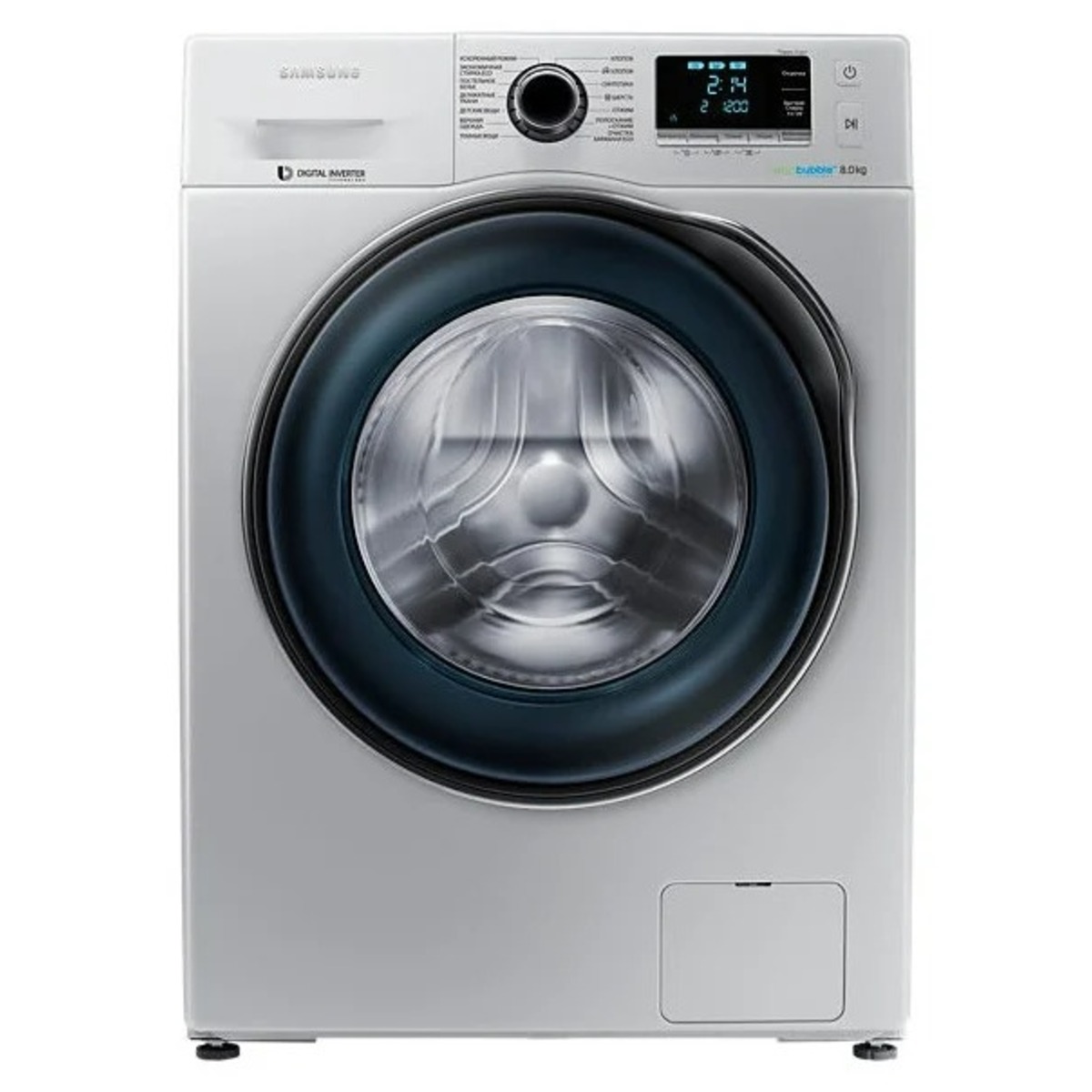 Стиральная машина Samsung WW80J6210CS / LD (Цвет: Silver)