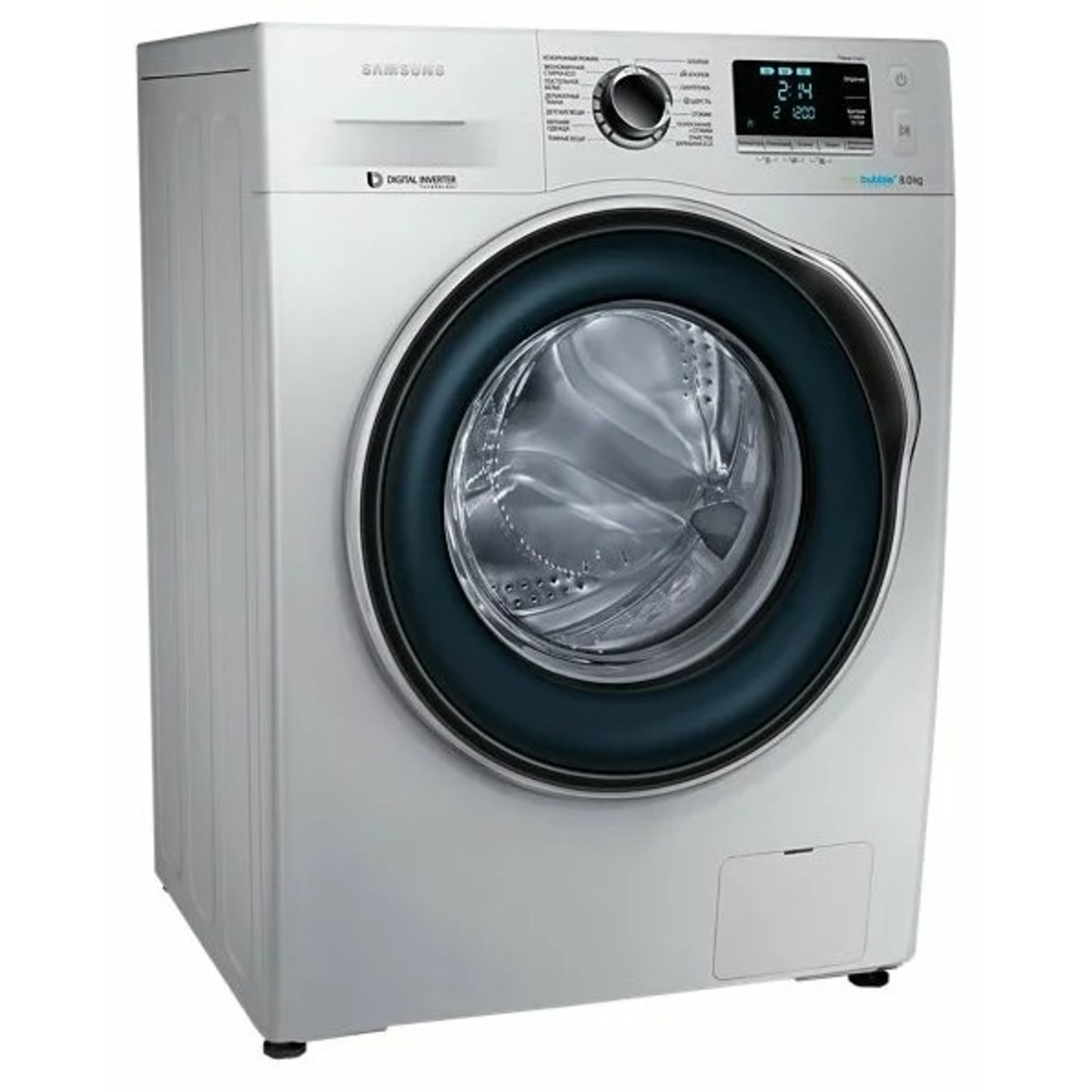 Стиральная машина Samsung WW80J6210CS / LD (Цвет: Silver)