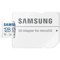 Карта памяти microSDXC Samsung EVO Plus MB-MC128SA + adapter 128Gb, белый