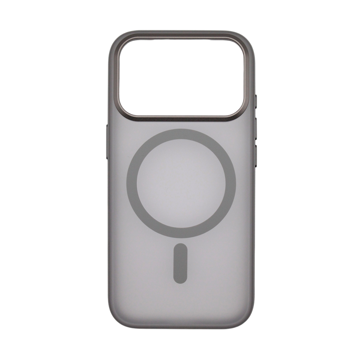 Чехол-накладка Comma Joy Elegant Magnetic Anti-Shock Case(Built-In Touch) для iPhone 17 Pro (Цвет: Titanium Grey)