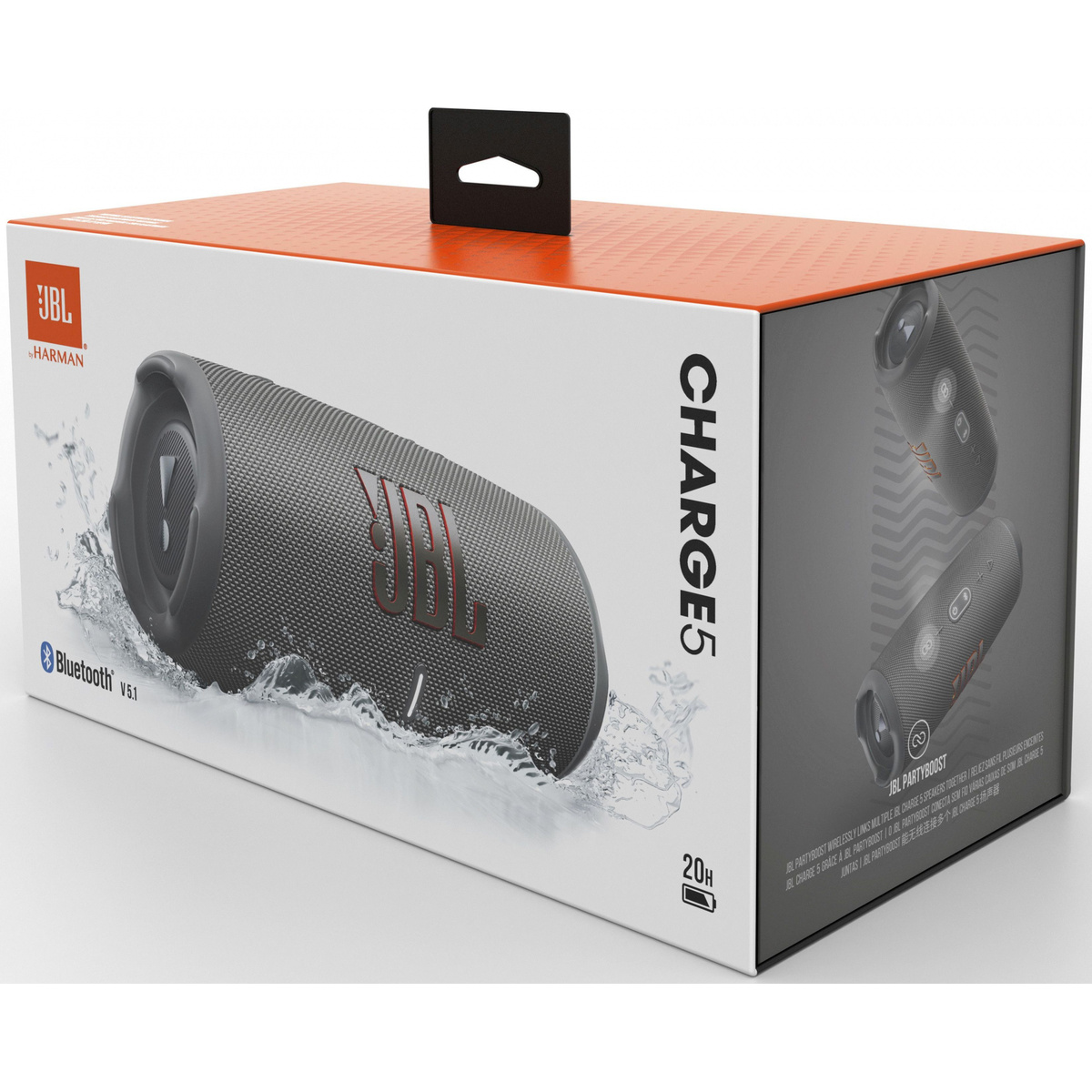 Портативная колонка JBL Charge 5 (Цвет: Gray)