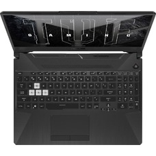 Ноутбук Asus TUF Gaming F15 FX506HF-HN027 Core i5 11400H 16Gb SSD512Gb NVIDIA GeForce RTX 2050 4Gb 15.6 IPS FHD (1920x1080) noOS black WiFi BT Cam (90NR0HB4-M00610)