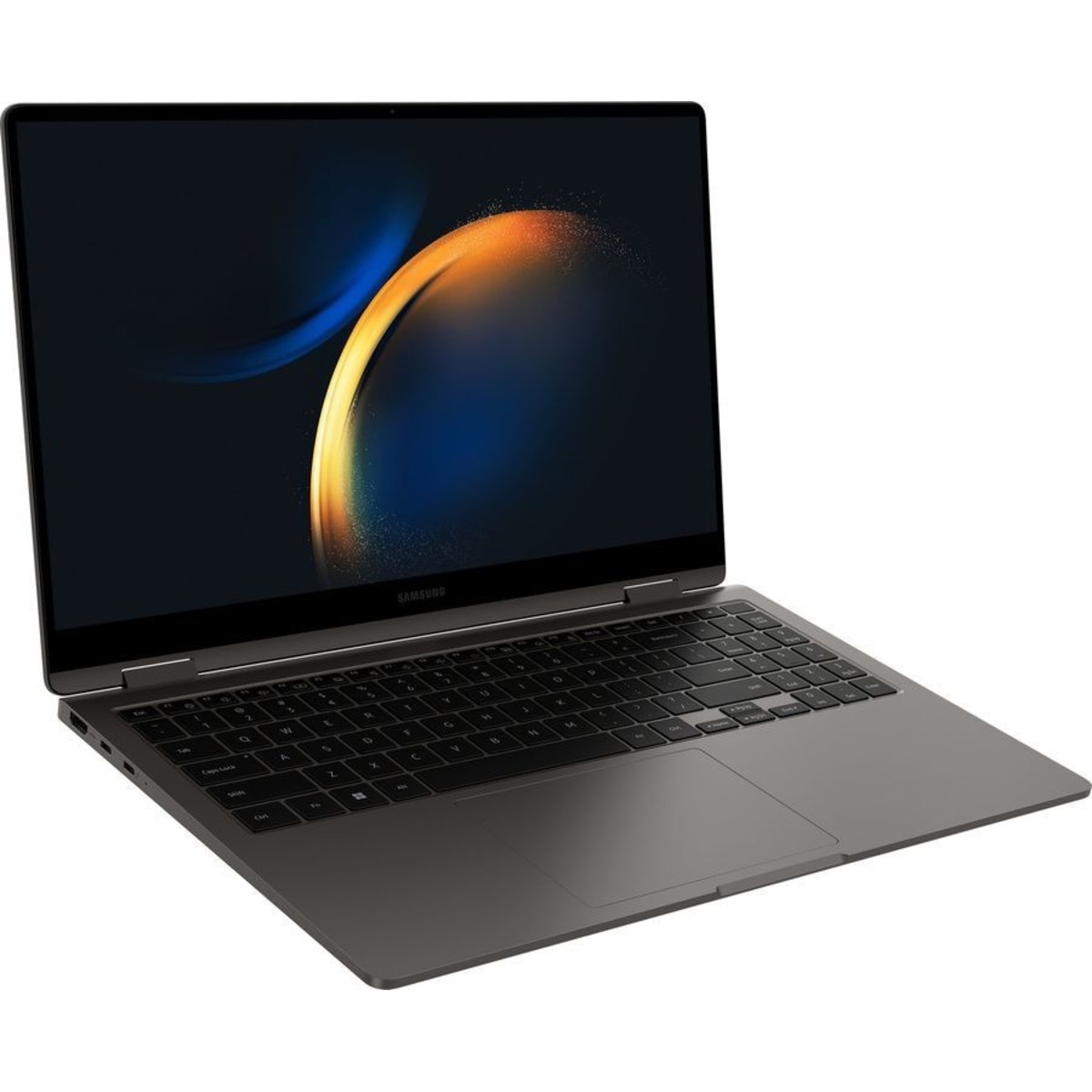 Ноутбук Samsung Galaxy book 3 360 NP754 Core i7 1360P 16Gb SSD512Gb Intel Iris Xe graphics 15.6 AMOLED Touch FHD (1920x1080) Windows 11 Professional dk.grey WiFi BT Cam (NP754QFG-KA1IT)