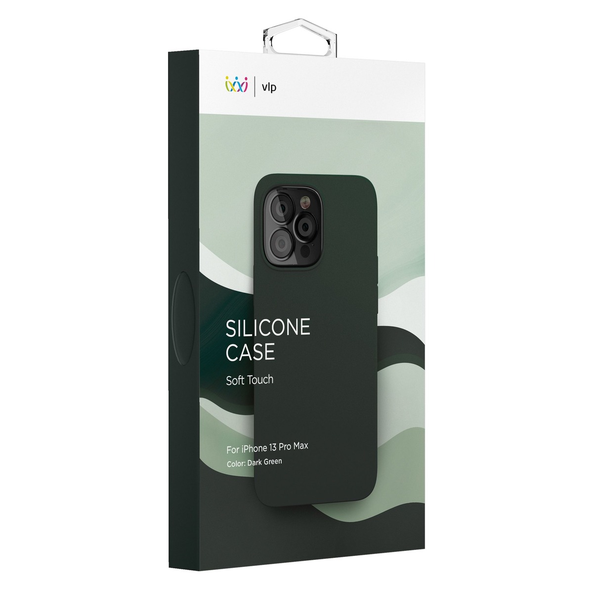 Чехол-накладка VLP Silicone Case для смартфона Apple iPhone 13 Pro Max (Цвет: Dark Green)