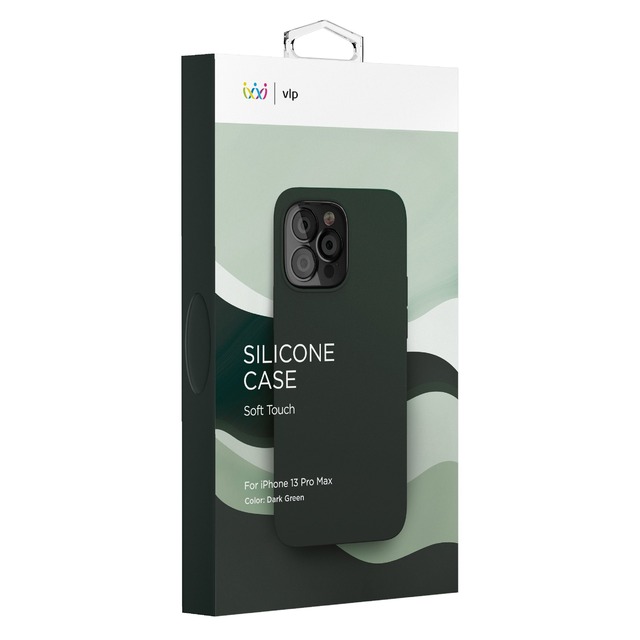 Чехол-накладка VLP Silicone Case для смартфона Apple iPhone 13 Pro Max (Цвет: Dark Green)