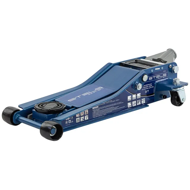 Домкрат гидравлический подкатной Stels Equpment 51136 (Цвет: Blue)