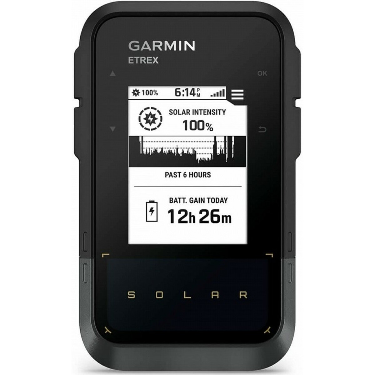 Навигатор Garmin eTrex Solar, черный