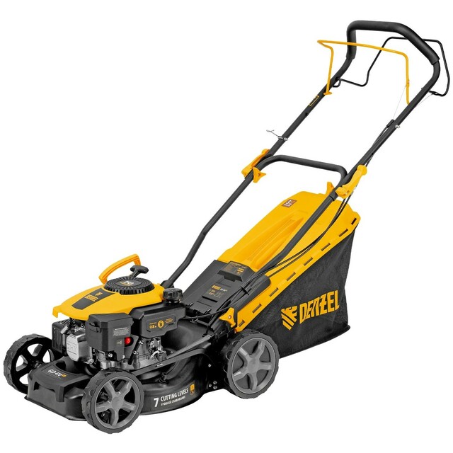 Газонокосилка роторная Denzel GLD-410SP-K (Цвет: Yellow / Black)