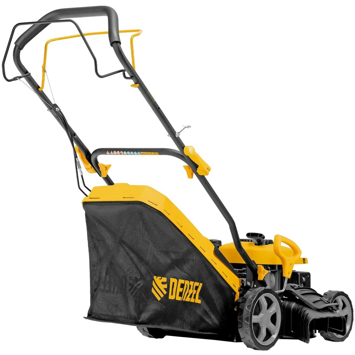 Газонокосилка роторная Denzel GLD-410SP-K (Цвет: Yellow/Black)