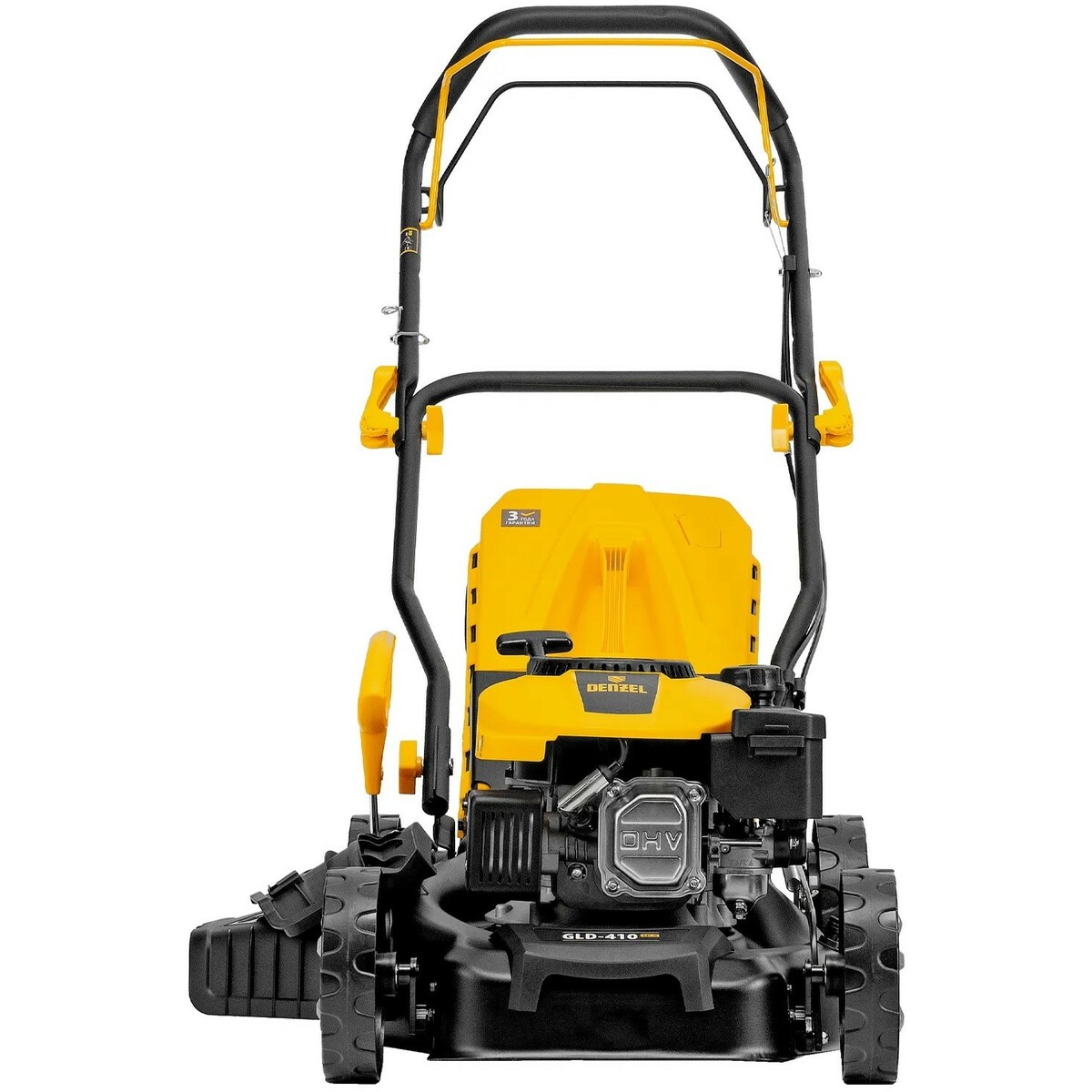 Газонокосилка роторная Denzel GLD-410SP-K (Цвет: Yellow/Black)