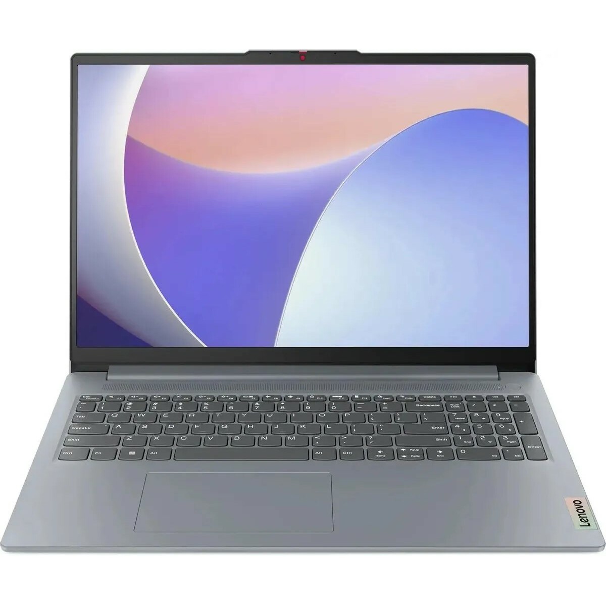 Ноутбук Lenovo IdeaPad Slim 3 16IAH8 Core i5 12450H 16Gb SSD512Gb Intel UHD Graphics 16 IPS WUXGA (1920x1200) noOS grey WiFi BT Cam 
