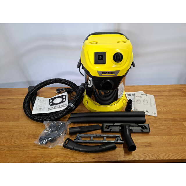 Строительный пылесос Karcher WD 3 P S V-17 / 4 / 20 (Цвет: Yellow)