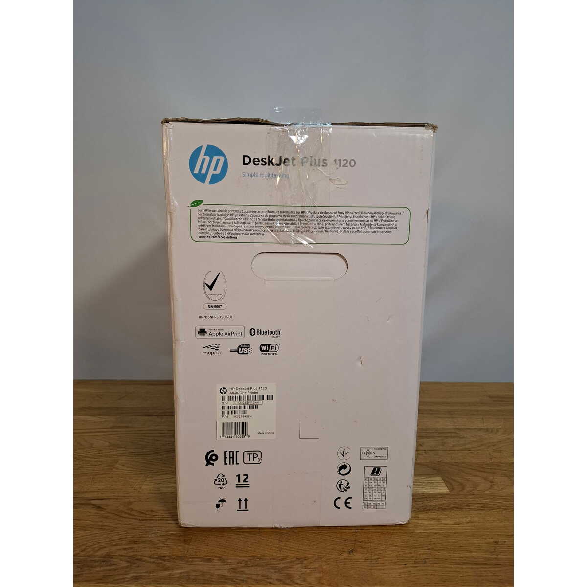 МФУ струйный HP DeskJet Plus 4120, белый