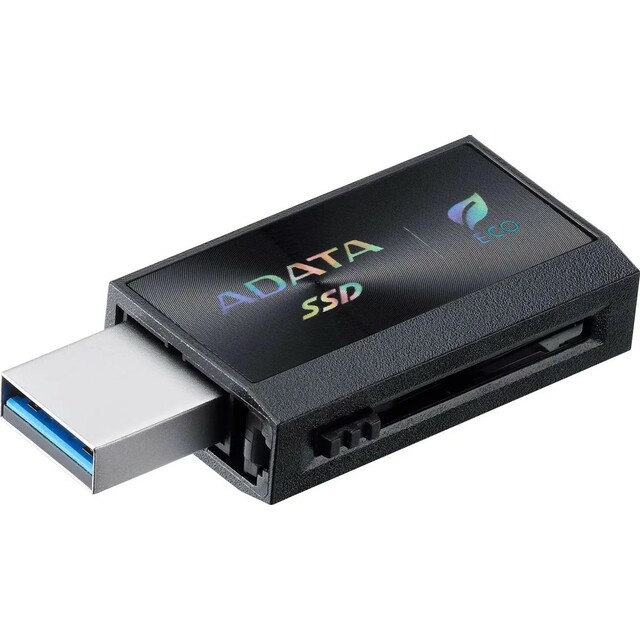 Накопитель SSD A-Data USB3.2 Gen2 512GB SC730-512G-CACTI, черный
