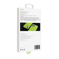 Чехол-накладка VLP Aster Case with MagSafe для смартфона Apple iPhone 15 Pro Max (Цвет: Neon Green)