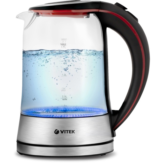 Чайник Vitek VT-7009 (Цвет: Silver / Black) Чайник Vitek VT-7009 (Цвет: Silver / Black)