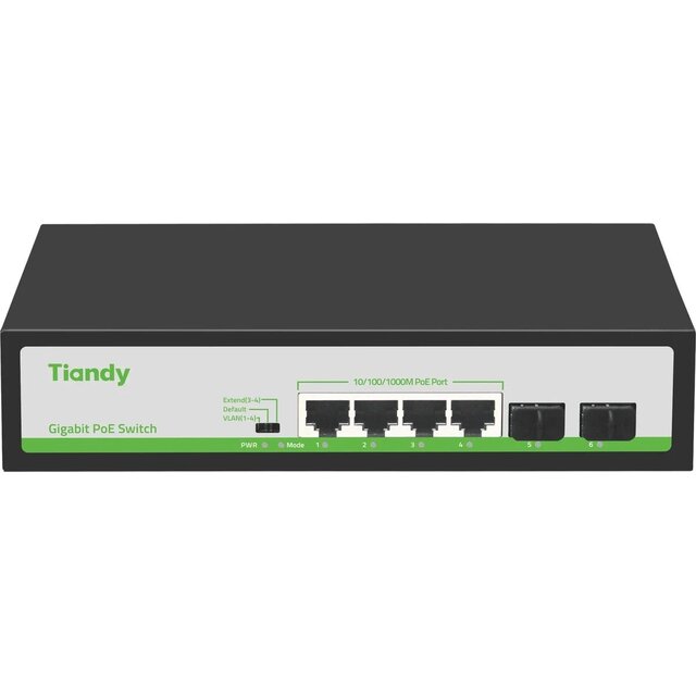 Коммутатор Tiandy TC-P3S06 H / 0402 / AT / 60 / V2.0