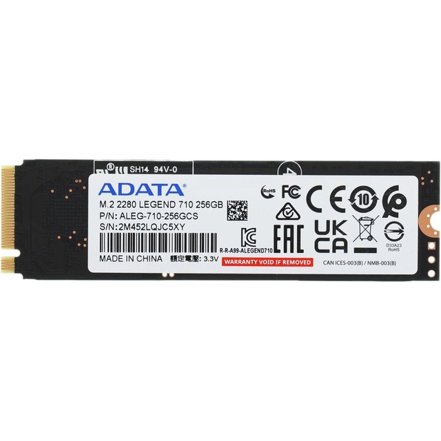 Накопитель SSD A-Data PCI-E 3.0 x4 256Gb ALEG-710-256GCS