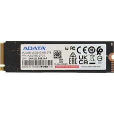 Накопитель SSD A-Data PCI-E 4.0 x4 2Tb ALEG-850-2TCS Legend 850 M.2 2280