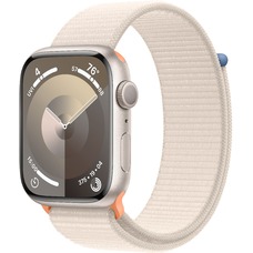 Умные часы Apple Watch Series 9 41mm Aluminum Case with Sport Loop (Цвет: Starlight)