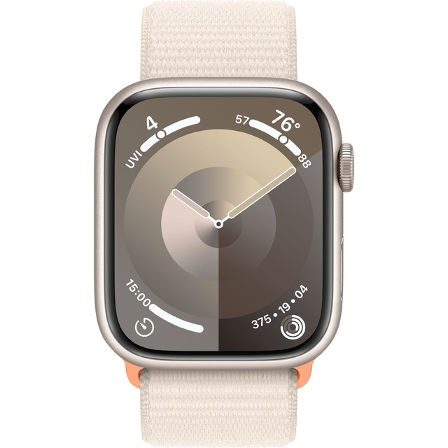 Умные часы Apple Watch Series 9 41mm Aluminum Case with Sport Loop (Цвет: Starlight)