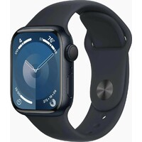 Умные часы Apple Watch Series 9 41mm Aluminum Case with Sport Band M/L (Цвет: Midnight)