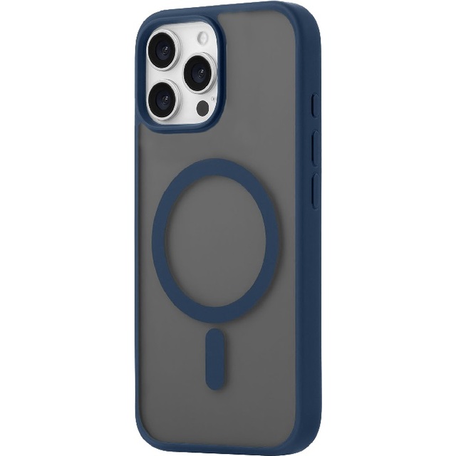 Чехол-накладка uBear Cloud Mag Case для смартфона Apple iPhone 16 Pro Max (Цвет: Dark Blue)