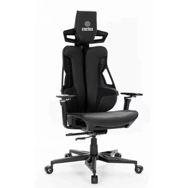 Кресло Cactus CS-CHR-DUO-BBK, черный Кресло Cactus CS-CHR-DUO-BBK, черный