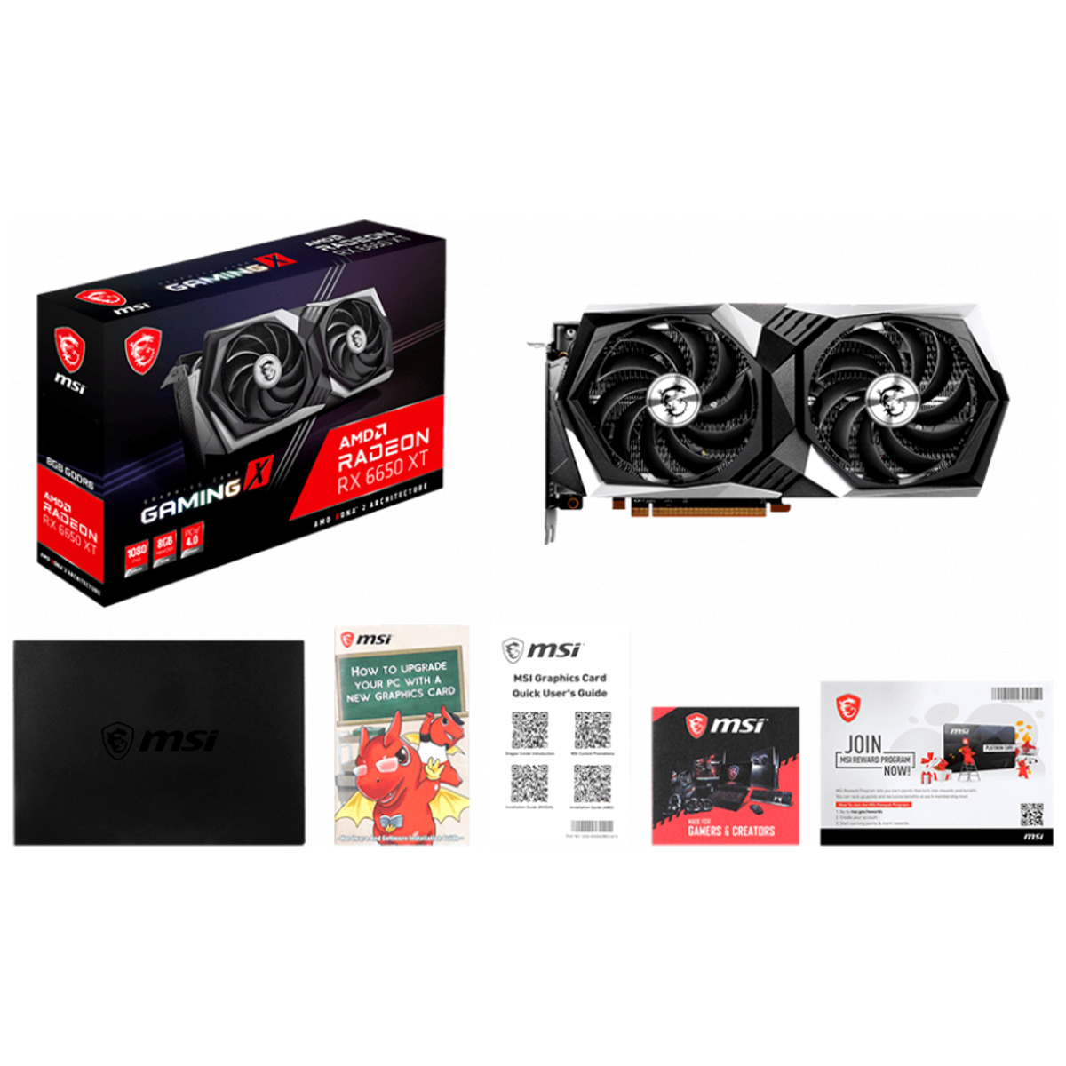 Видеокарта MSI Radeon RX 6650 XT GAMING X 8G