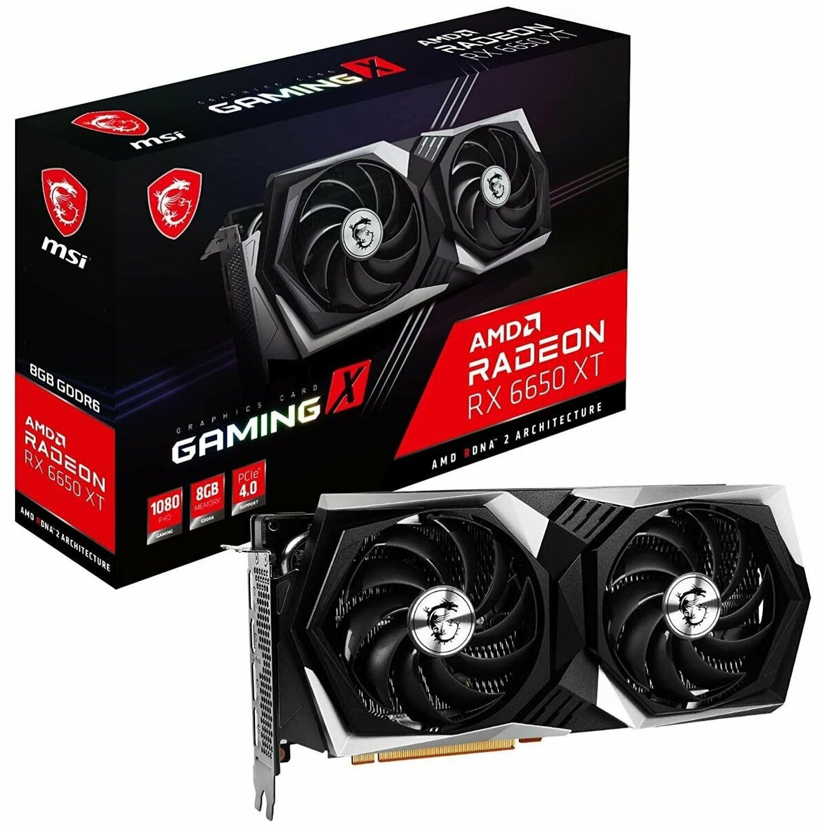 Видеокарта MSI Radeon RX 6650 XT GAMING X 8G