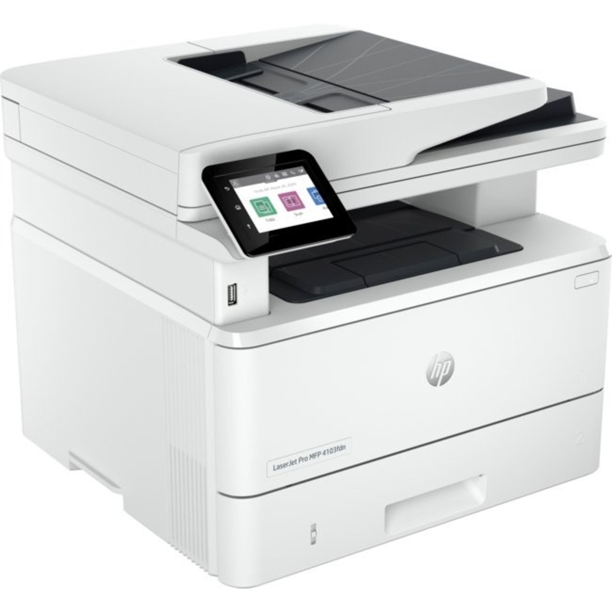 Принтер лазерный HP LaserJet Pro 4103fdn, белый