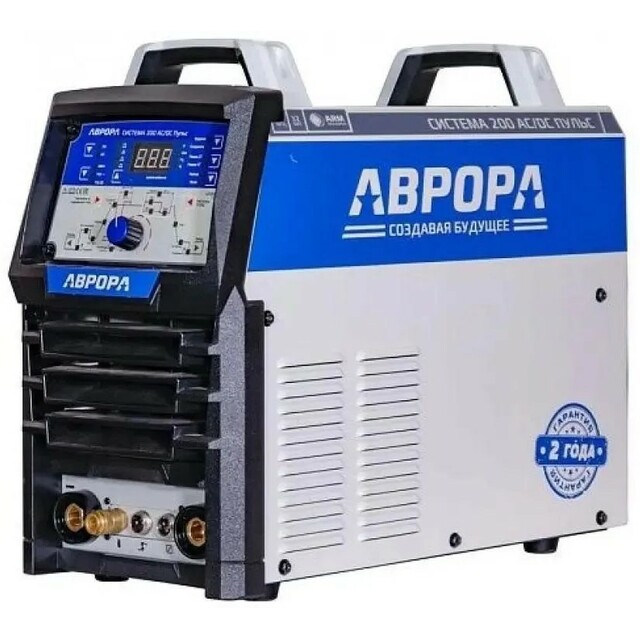 Сварочный аппарат Аврора Система 200 AC/DC ПУЛЬС (Цвет: Gray/Blue)