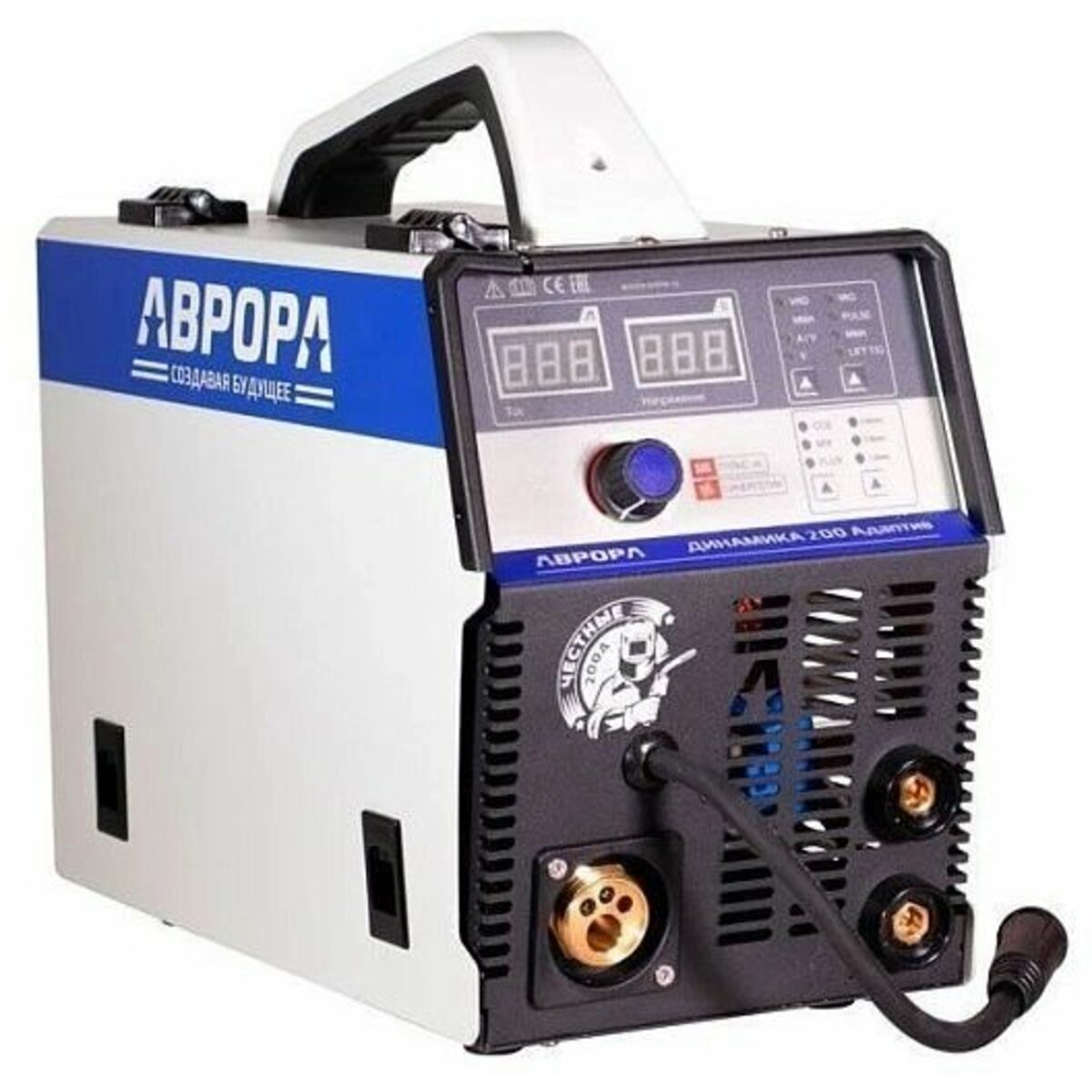 Сварочный полуавтомат Аврора Динамика 200 АДАПТИВ ПУЛЬС (Цвет: Gray / Blue)