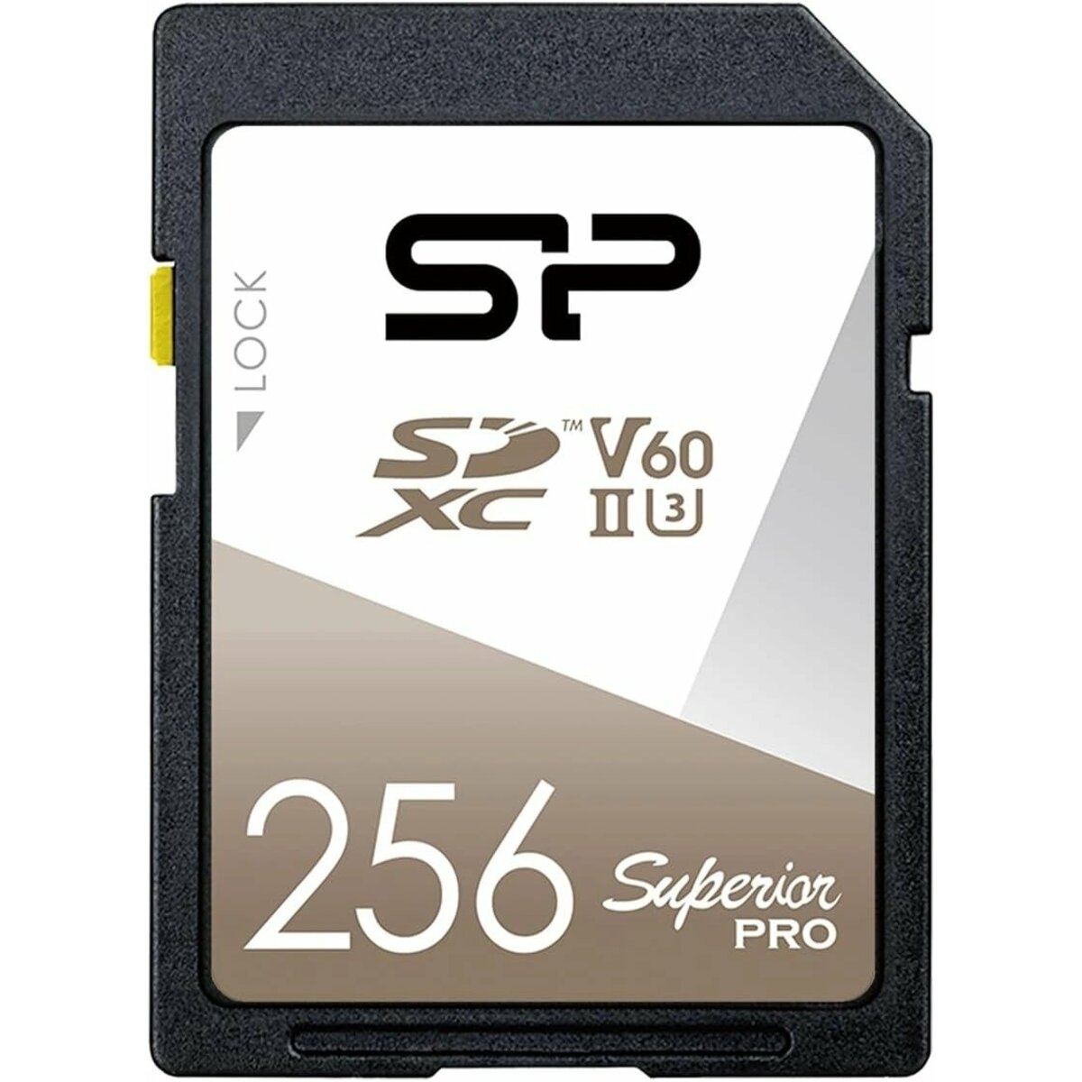 Карта памяти SDXC 256GB Silicon Power SP256GBSDXJV6V10 Superior w/o adapter, черный