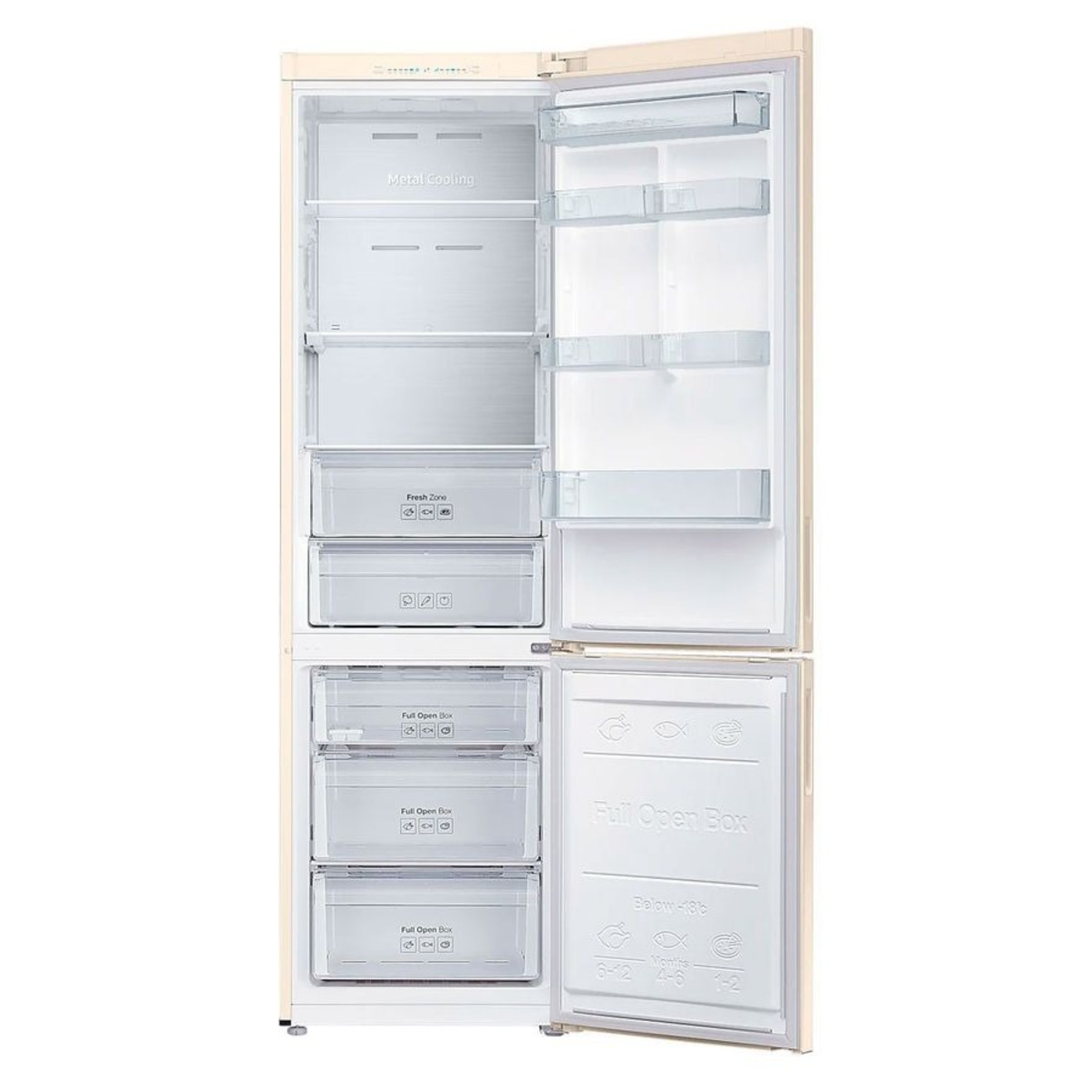 Холодильник Samsung RB37A5001EL / WT (Цвет: Beige)