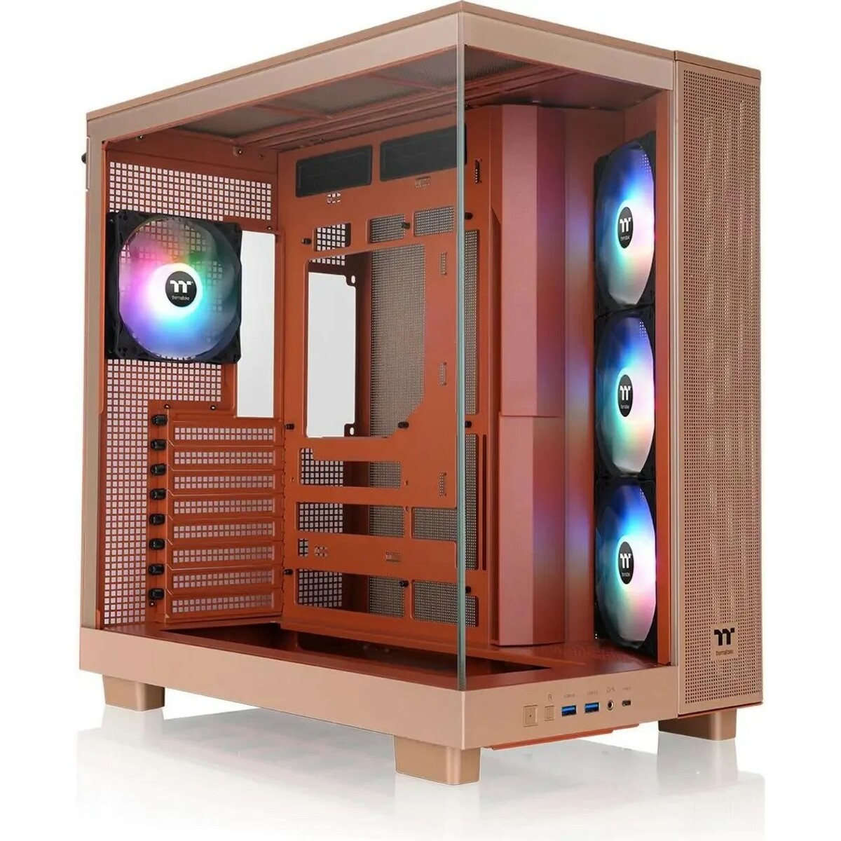 Корпус Thermaltake View 380 XL TG ARGB Gravel Sand (Цвет: Brown)
