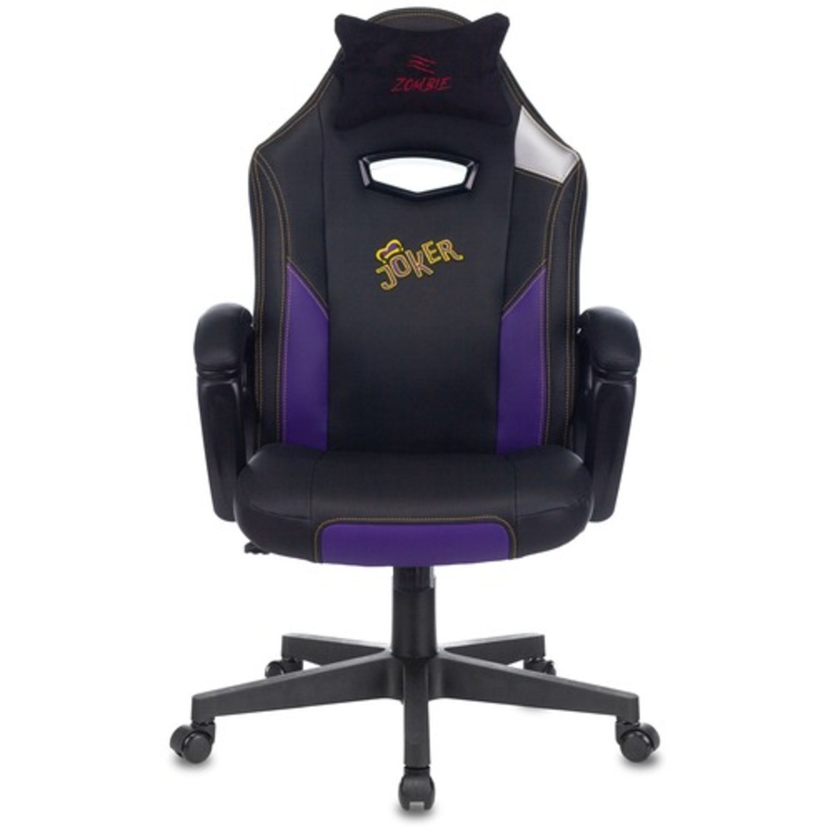 Кресло игровое Zombie HERO JOKER (Цвет: Black / Purple)