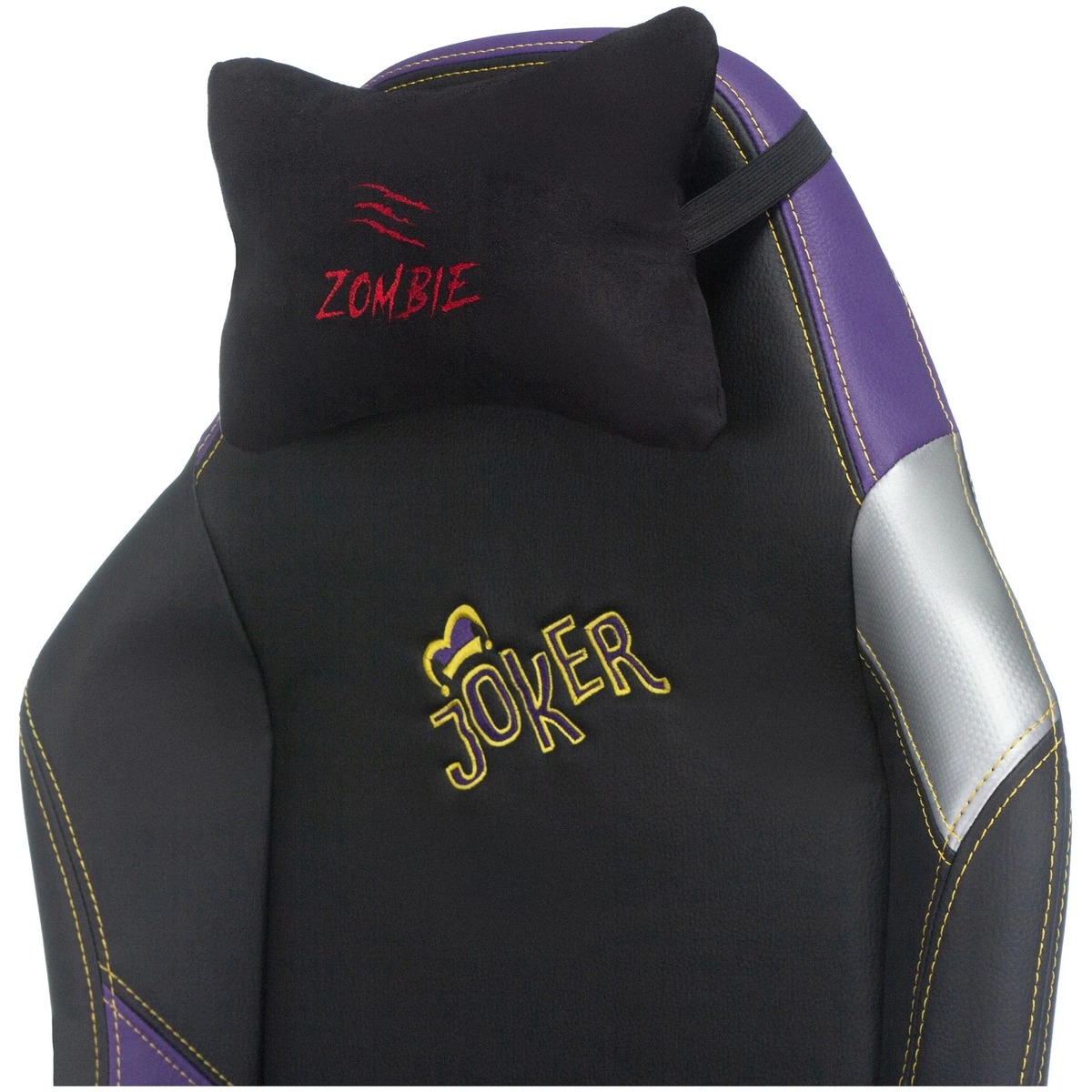 Кресло игровое Zombie HERO JOKER PRO (Цвет: Black / Violet)