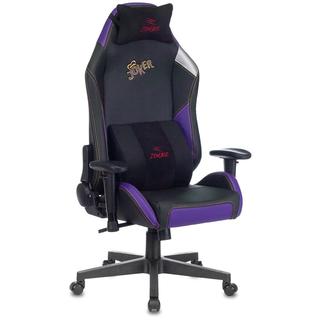 Кресло игровое Zombie HERO JOKER PRO (Цвет: Black / Violet)