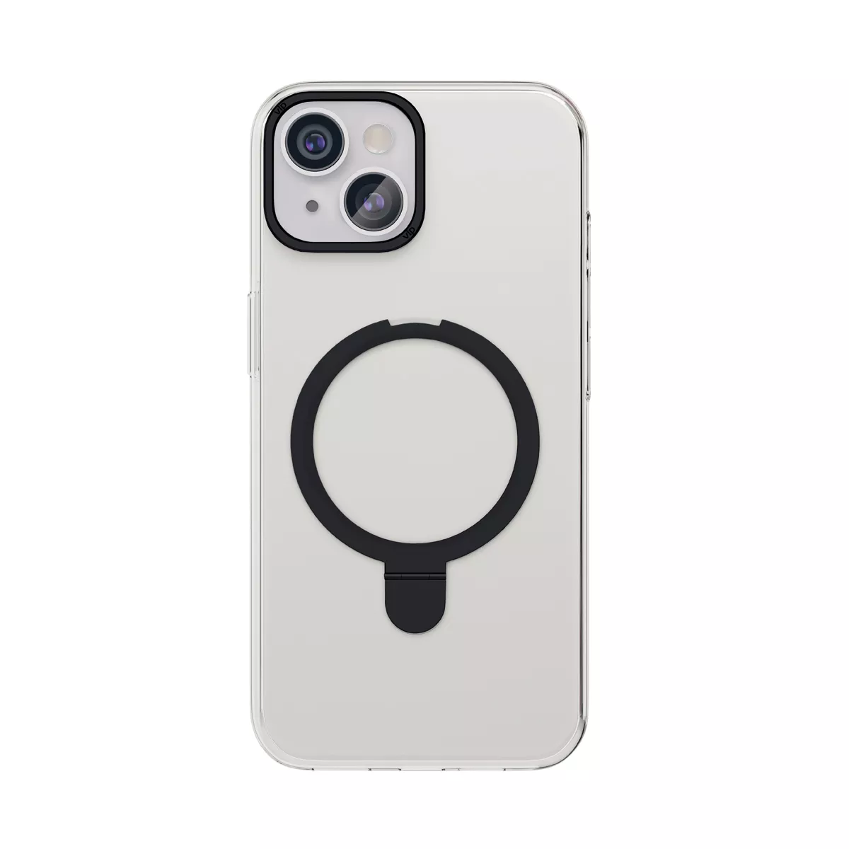 Чехол-накладка VLP Ring Case with MagSafe для смартфона Apple iPhone 15, черный