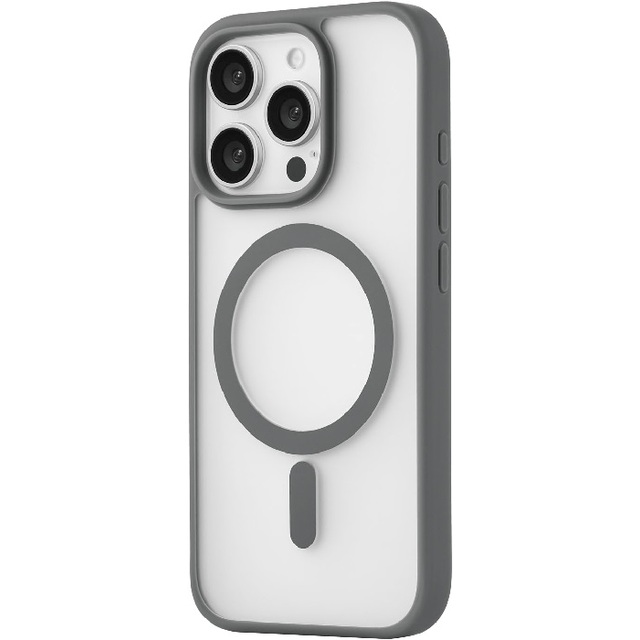 Чехол-накладка uBear Cloud Mag Case для смартфона Apple iPhone 16 Pro (Цвет: Grey)