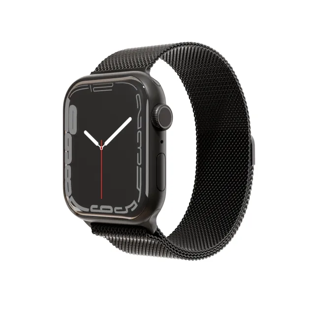 Ремешок из нержавеющей стали VLP для Apple Watch 42/44/45, чёрный