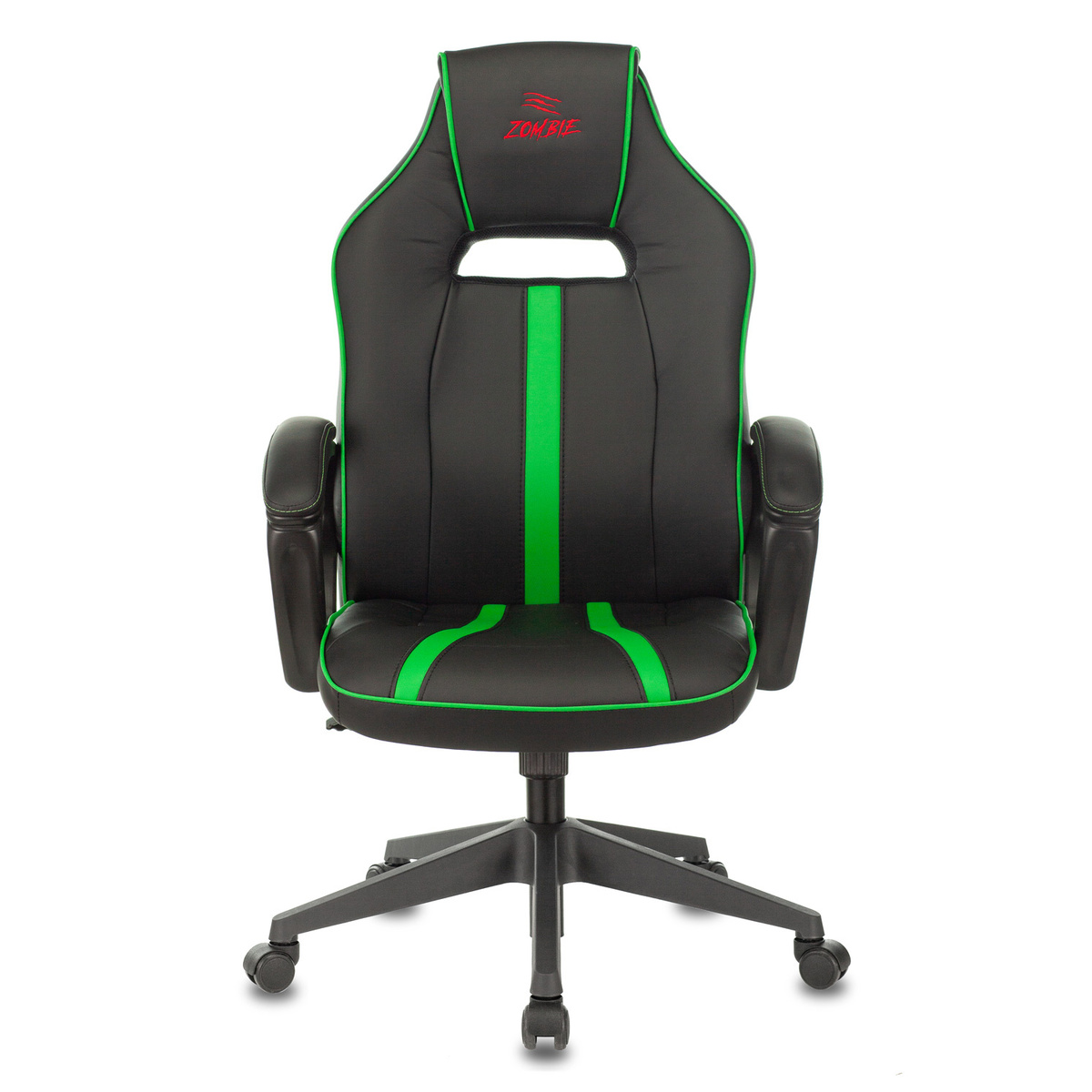 Кресло игровое Zombie A3 (Цвет: Black / Green)