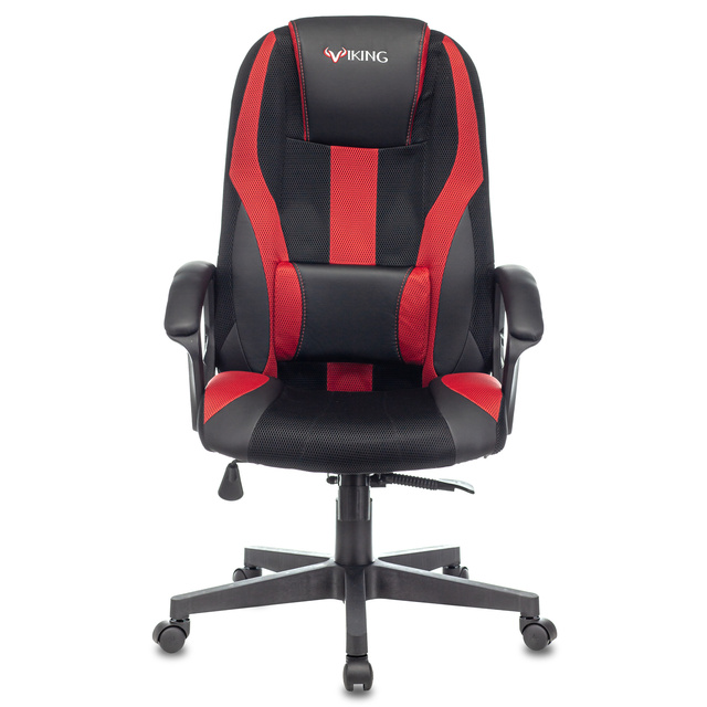Кресло игровое Zombie VIKING-9 (Цвет: Black/Red)
