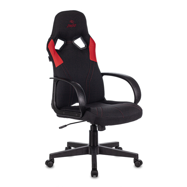 Кресло игровое Zombie RUNNER (Цвет: Black / Red)