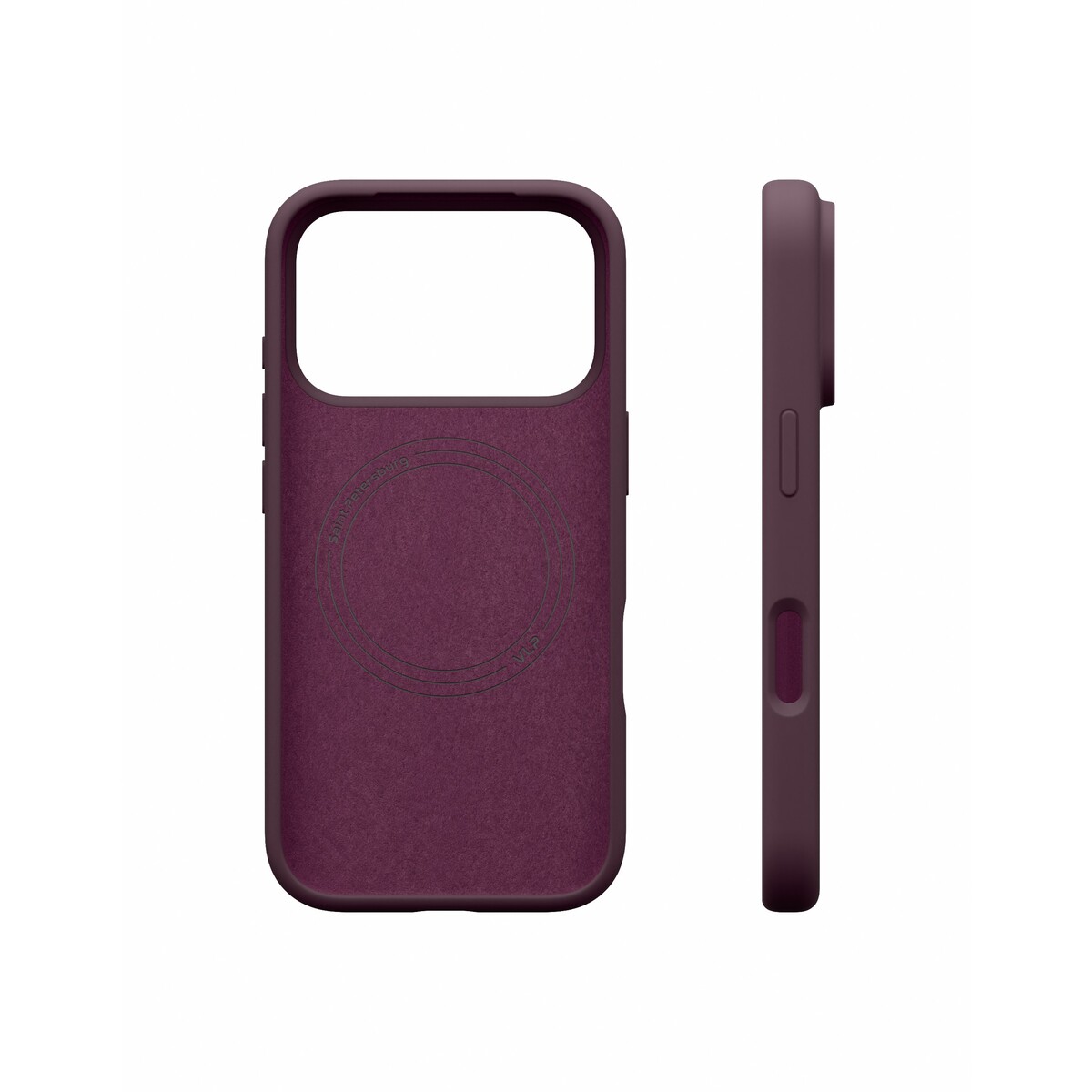 Чехол-накладка VLP Lite Mist Case with MagSafe для Apple iPhone 18 Pro, темно-вишневый