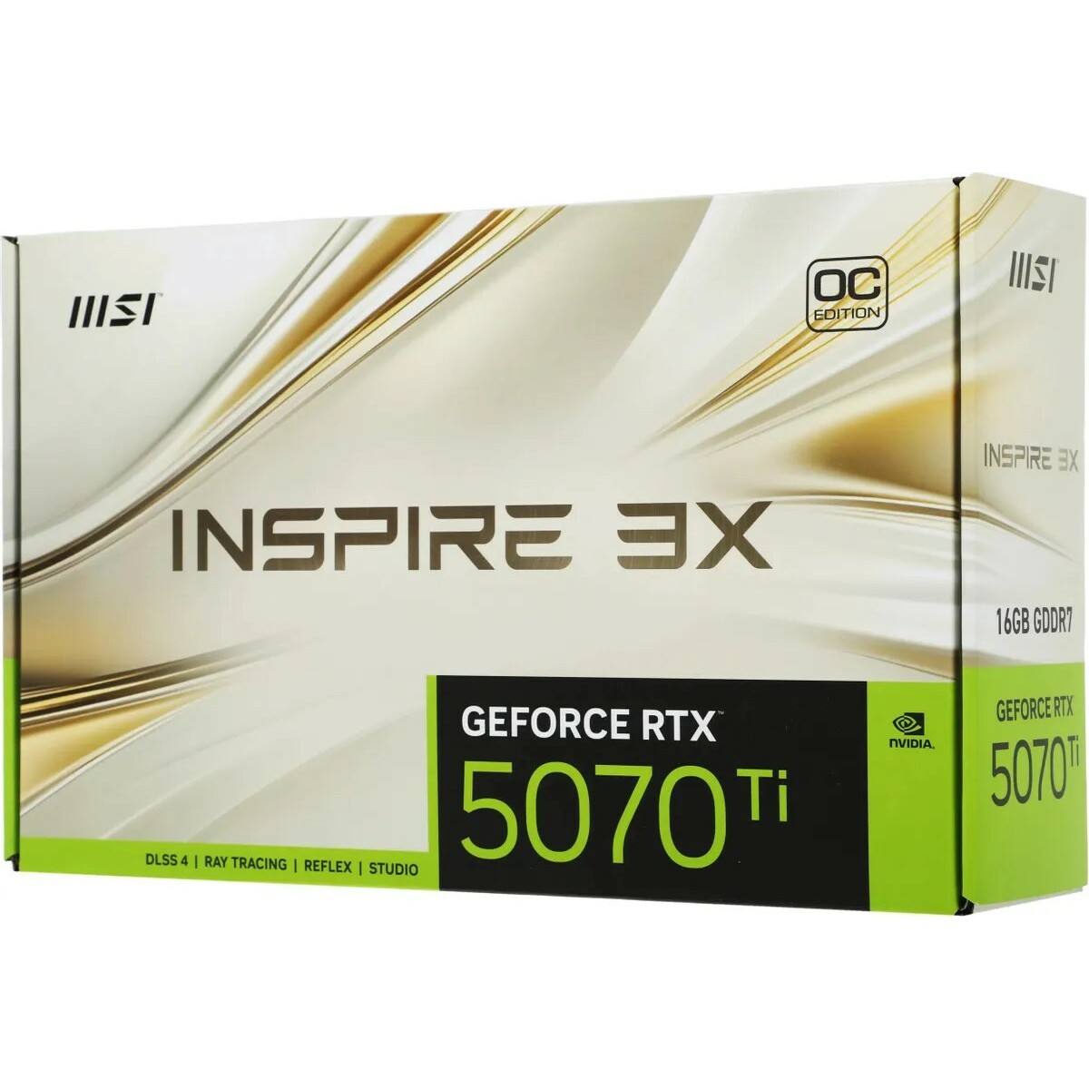 Видеокарта MSI GeForce RTX 5070TI INSPIRE 3X OC 16Gb 