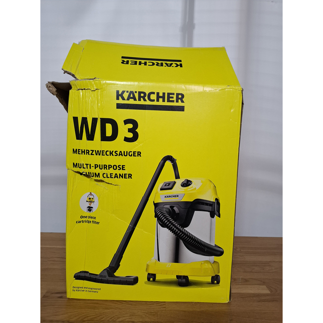 Строительный пылесос Karcher WD 3 P S V-17 / 4 / 20 (Цвет: Yellow)