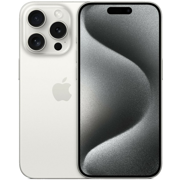 Смартфон Apple iPhone 15 Pro 128Gb, белый титан Смартфон Apple iPhone 15 Pro 128Gb, белый титан