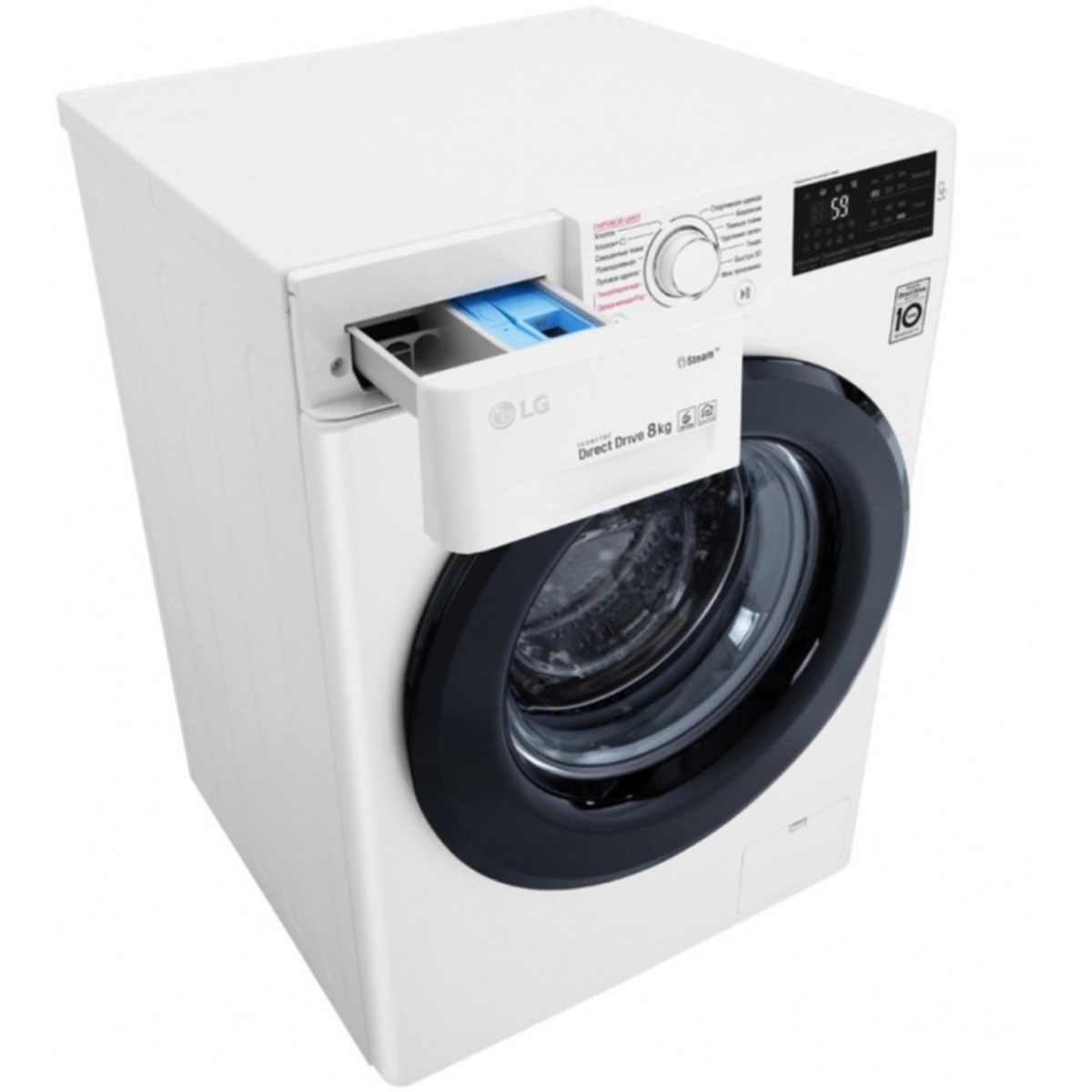 Стиральная машина LG F4M5TS6W (Цвет: White)